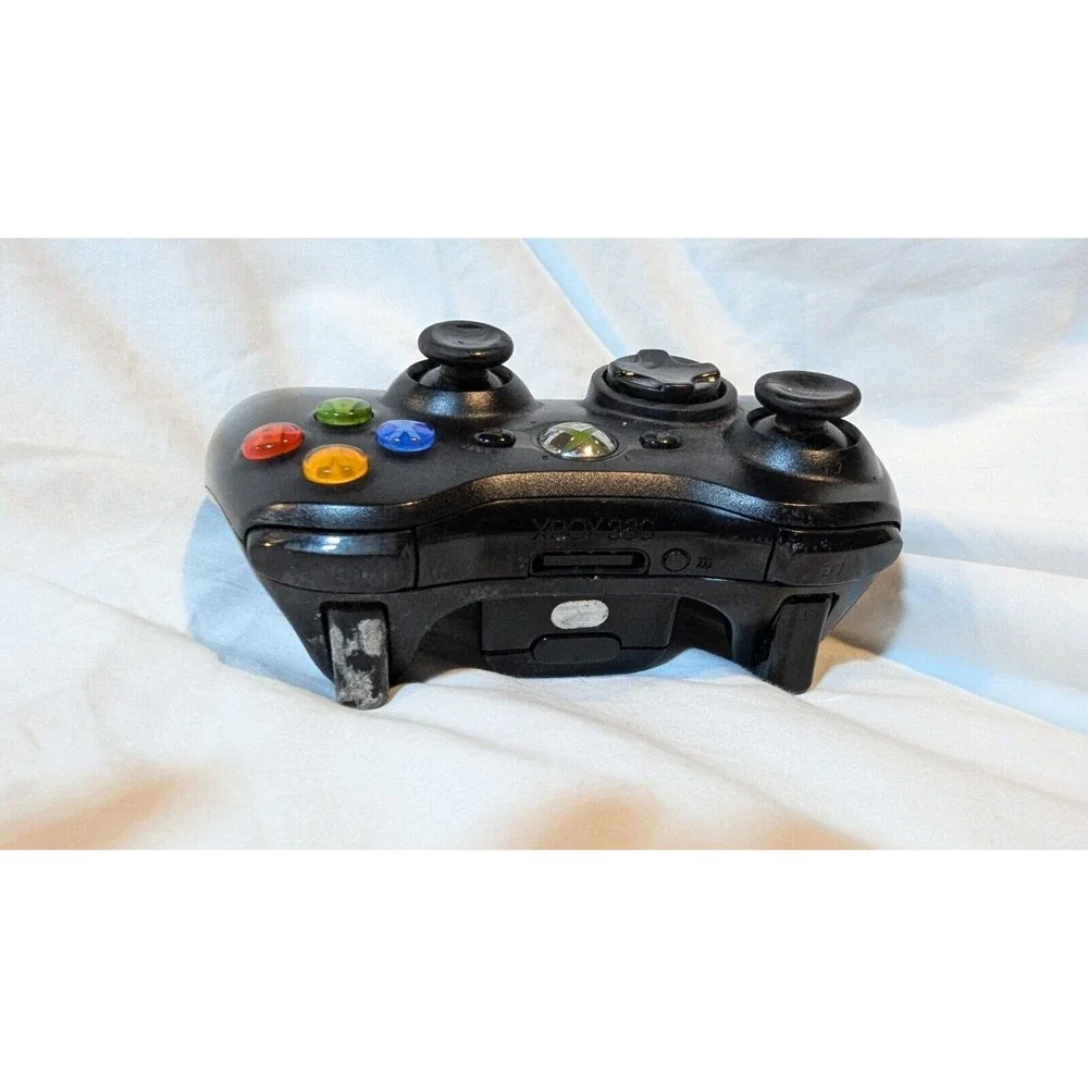 Microsoft Xbox 360 Wireless Gaming Controller - Black UNTESTED